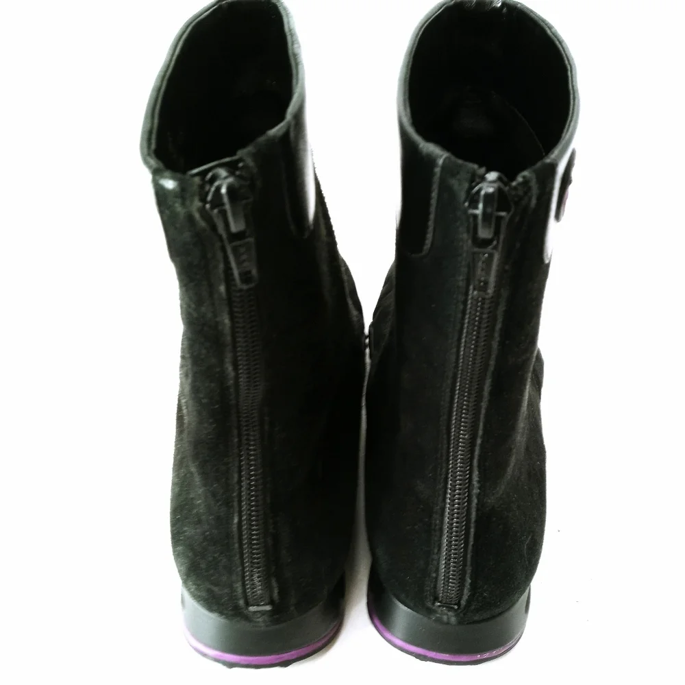 Cole Haan‎ Nike Air Beau Suede Ankle Boots